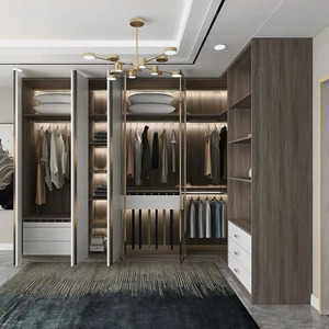 HZ Factory Supply Simple Lacquer Design Bedroom Cabinet Modern Style High Quality Professional Wardrobes - Product Image 3