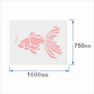 Vari modelli di Design riutilizzabili personalizzati modello in plastica e <span class=keywords><strong>stencil</strong></span> da parete per dipingere stile oggetto alla moda romantico - Product Image 3