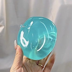 Xiaohongshu – Crème Vaseline artisanale ultra-fine en plastique, style cristal bleu, grand pomme, en boule à presser, unisexe, pour les 8-13 ans - Product Image 4