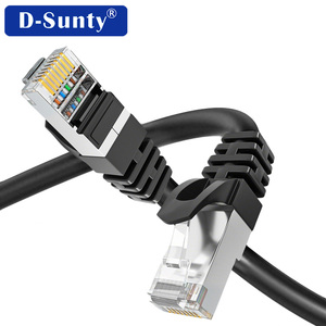 สายเคเบิลอีเธอร์เน็ต CAT6 SFTP ทองแดงแท้ 8 แกน 100 เมตร สาย PVC ป้องกันสัญญาณรบกวน ตัวนำทองแดงแข็ง ความเร็วสูง สายแลนเน็ตเวิร์ก 24-28AWG รับผลิตแบบ OEM ODM - Product Image 1