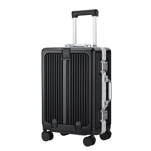 Valise à roulettes Yongsheng en aluminium, 20 pouces, avec cadenas à combinaison, pour voyages d'affaires, unisexe - Product Image 1