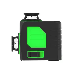 Ucuz tip 12 satır 3D döner lazer seviyeleri yeşil ışınlı lazer işaretleme makinesi