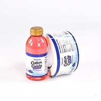 Étiquettes personnalisées pour boissons, impression couleur intégrale sur rouleau pour l'emballage des bouteilles de boissons