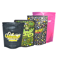 3.5g, 7g, 14g, 28g, pochette en plastique personnalisée, anti-odeur, 3.5 grammes, sacs alimentaires en Mylar, emballage, sac à l'épreuve des enfants