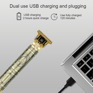 Cortadora de Pelo Recargable DALING DL-1305, Cortadora de Pelo Eléctrica con Cabezal de Dragón <span class=keywords><strong>Buda</strong></span> T9, <span class=keywords><strong>Maquinilla</strong></span> de Afeitar Eléctrica, Cortadora de Pelo Retro con Cabezal de Aceite - Product Image 4