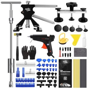 Kit Super PDR Essenziale per la Riparazione di Ammaccature Senza Verniciatura, Strumenti per la Rimozione di Ammaccature per la Carrozzeria dell'Auto, Riparazione Rapida da <span class=keywords><strong>Grandine</strong></span> - Product Image 1