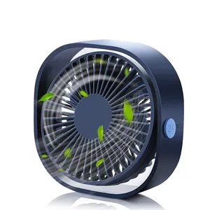Atacado Usb Pequeno Ventilador De Ar Portátil De Refrigeração 3 Velocidade 360 Graus Ajustável Elétrica Recarregável Mesa Mini Ventilador