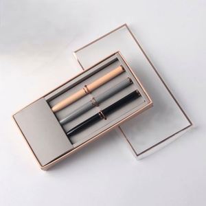 High Quality Custom Custom Logo Metal Ballpoint <b>Pens</b> 1.0mm Black Ink Luxury Gift Set for Business School Promotional Use - Product Image 4