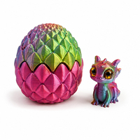Set de Huevos de Dragón Articulados Impresos en 3D con Temática Animal, Mini Figura Móvil, Juguete Sorpresa, Decoración para el Hogar, Embalaje Original