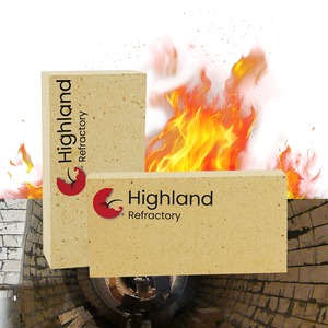 Gạch chịu lửa nhôm 1790 ℃ cường độ nén sk37 gạch alumina cao cho lót lò - Product Image 1