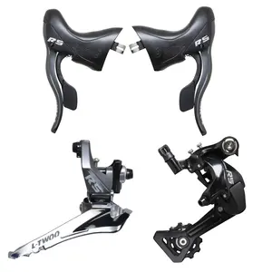Ltwoo R5 Road bike 9S Group 2x9 speed 18S ST SHIFT LEVER right left pair REAR DERAILLEUR FD Front clamp