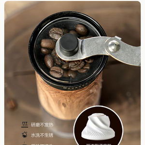 Moulin à café manuel portable et cafetière adaptés à une utilisation à la maison, en extérieur, à l'hôtel ou en voiture - Product Image 5