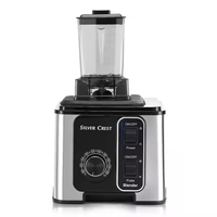 Blender-presse-agrumes électrique combiné, qualité commerciale, grande capacité, pour comptoir, fabrication de smoothies, 5+ vitesses, acier inoxydable