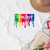 Transferts DTF thermocollants de haute qualité pour T-shirts et vêtements, imprimante DTF colorée pour enseignants