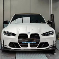 Splitter Samping Serat Karbon Kering 100% Baru Model KB, Trim Canard Bumper Depan untuk G80 G82 G83 M3 M4 2021+ Mobil Performa Tinggi