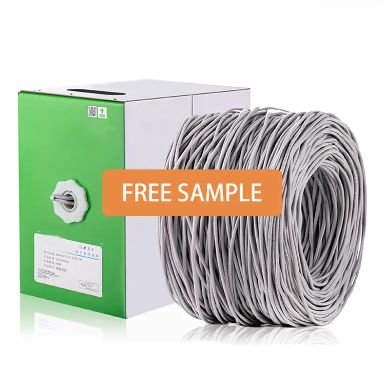 Hot Sale Internet Wire Outdoor Network Lan 305M Box Roll Exterior Rj45 Cat 5 Cat7 Cat6E Cat5 Cat 7 Ethernet Sftp Utp Cable Cat 6