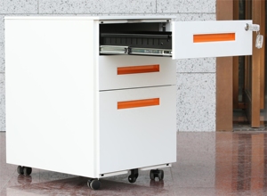 KD Structure Steel Office Filing Cabinet with Lock Password-protected Mobile Cabinet with File Folder and Hanger desk with <b>side</b> - Product Image 5