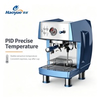Machine à café expresso semi-automatique professionnelle en acier inoxydable, multi-chaudières, température PID, pompe ULKA importée, brassage continu, OEM