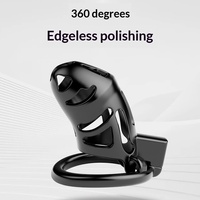 Pet Chastity Cage Dragon Lock ABS Resin Pet Toy Birdcage Design Anti-Escape Breathable Long-Term Use for Pet