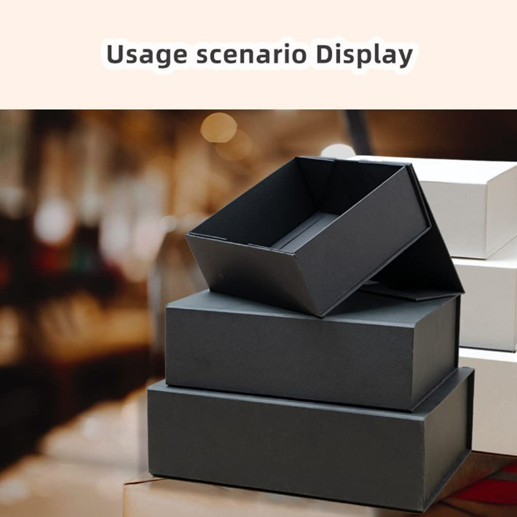 custom luxury paper magnetic gift packaging box collapsible groomsmen bridesmaid proposal box