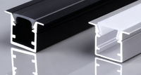 Lumière linéaire LED en alliage d'aluminium encastrée avec surface anodisée et couvercle en PC Garantie de 5 ans
