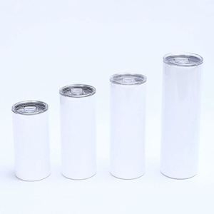 Gobelet droit de 20 oz en acier inoxydable à double paroi isolé sous vide avec couvercle et paille pour café et thé - Product Image 3