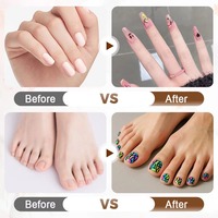 Ensemble de stylos pour nail art 3D - Pinceaux de luxe en plastique pour le dessin et le traçage de motifs pour la manucure
