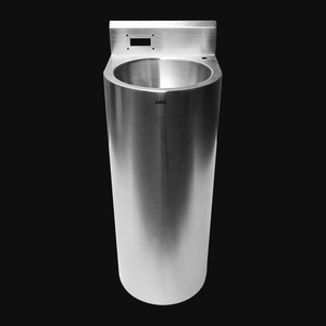 Lavabo de Acero Inoxidable 304 para Piso, Marca Kuge, para Edificios Gubernamentales y Centros de Detención - Product Image 1