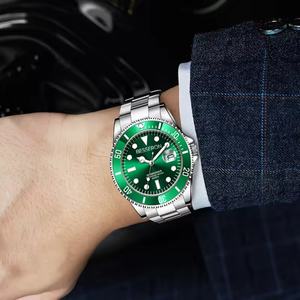 Reloj de Pulsera Besseron de Lujo para Hombre, Caja Redonda de Acero Inoxidable, Personalizable, con Cristal de Cuarzo, Incluye Caja - Product Image 6