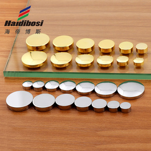 Haidibosi Decorative Mirror Studs Round Copper Wall Mount <b>Flat</b> <b>Screws</b> For Mirror Decoration Durable - Product Image 1