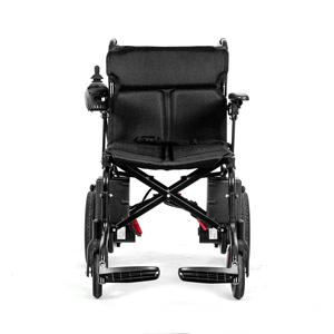 Vente flash : fauteuil roulant électrique pliable et léger |   Certifié UE, structure en fer, capacité de charge 140 kg, batterie incluse - Product Image 3