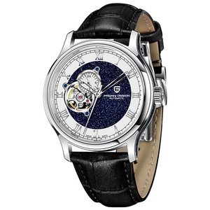 Pagani Design Men's <b>Automatic</b> Mechanical <b>Watch</b> Stainless Steel <b>Skeleton</b> Dial 100m Water Resistant PDYS015 - Product Image 5
