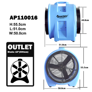 Onedry 1Hp 4450CFM 16" Axial <strong>Blower</strong> CE SAA Exhaust <strong>Fan</strong> Confined Space <strong>Blower</strong> Ducting <strong>Air</strong> Mover Industrial - Product Image 4