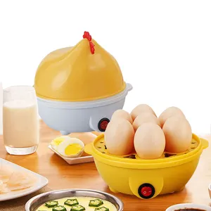 Minimáquina eléctrica multifunción de doble capa para cocinar huevos, hervidor de huevos, vaporizador de alimentos, tortitas, Carne frita, minivaporizador de huevos