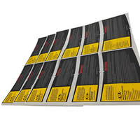 Rouleau d'autocollants adhésifs fragiles rouges 2'' x 3'' avec avertissement de maniement avec soin pour l'emballage du verre - Étiquettes fragiles pour le verre