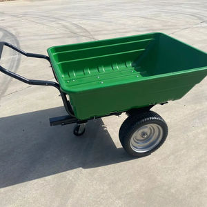 รถเทรลเลอร์รถ ATV พลาสติกสองล้อรถเข็นสาลี่สำหรับสวน - Product Image 1