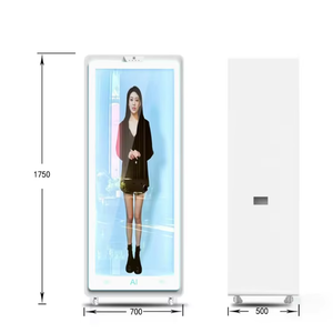 ตู้โฮโลแกรมโปร่งใส 3 มิติ สำหรับการโต้ตอบมนุษย์ดิจิทัลเสมือนจริงด้วย AI พร้อมโลโก้ที่ปรับแต่งได้ สำหรับการท่องเที่ยวเชิงวัฒนธรรม พิพิธภัณฑ์ และการศึกษา - Product Image 1
