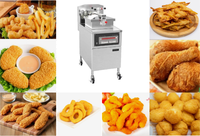 Friteuse électrique à pression, cuisine occidentale de type KFC, frites, nuggets de poulet, cuisses de poulet, patates douces, restauration rapide