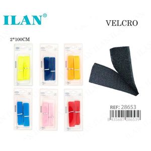 Nastro in velcro ILAN 2x100cm non adesivo per fai da te e riparazioni - Product Image 1