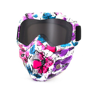 Lentilles toriques imprimées sur mesure Lunettes de moto et masque facial pour Motocross Vintage Cycling <span class=keywords><strong>Ski</strong></span> & Sports - Product Image 1