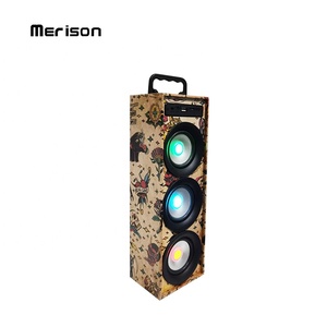 Xách tay 3.7V rạp hát tại nhà hệ thống âm nhạc với âm thanh lớn loa <span class=keywords><strong>woofer</strong></span> hộp cho máy tính & điện thoại di động bằng gỗ AUX Powered - Product Image 3