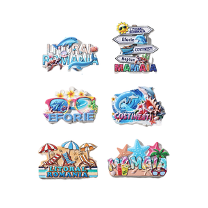 แม่เหล็กติดตู้เย็นรูปฟลาเมงโกและโมเสคจากชายฝั่งโรมาเนียเป็นมิตรกับสิ่งแวดล้อมออกแบบได้ตามต้องการสำหรับร้านค้าของขวัญริมชายหาด - Product Image 6