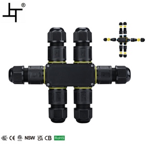 6 Way Ip68 Waterdichte Connector 2 <span class=keywords><strong>P</strong></span> 3 Core Snelle Connector Met UV-Bestendig Nylon Voor Irrigatiesystemen En Landbouw - Product Image 1