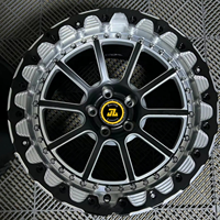 JZ personnalisé Double Beadlock tout-terrain 5x112 5 trous Drag Race Drag Pack Trackhawk alliage d'aluminium forgé jantes jantes pour R8