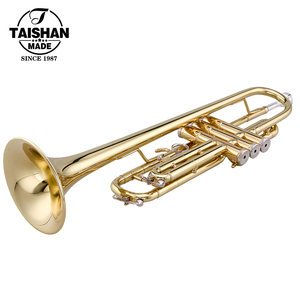 <span class=keywords><strong>Trompette</strong></span> <span class=keywords><strong>basse</strong></span> à 3 pistons avec étui, laque dorée professionnelle - Product Image 4