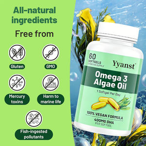 Cápsulas de aceite de algas y vitamina E de ALTA CALIDAD que favorecen la salud del corazón, promueven la función cognitiva y blanquean la piel. - Product Image 4