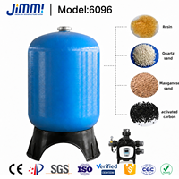 Réservoir FRP de Purification d'Eau en Gros 6096 Résistant à la Pression Filtration Verticale pour Piscine 250L-10000L Traitement de l'Eau 750L/Heure