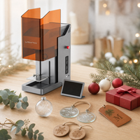 Machine de gravure laser UV 5W 355nm pour souvenirs de Noël, gravure 3D intérieure sur verre et cristal, graveur de bureau, cadeau de vacances - Grande Vente