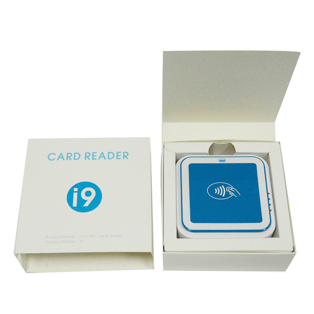 3 in 1 Smart Android Handheld MPOS I9 Payment Terminal with Micro USB Peripheral Port External Installation