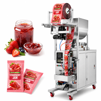 Máquina Automática para Envasar Pasta en Sobres para Salsas, Mermeladas, Champú, Yogur con Llenado de Partículas Pequeñas